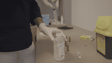 PRP-Aufbereitung in der Zentrifuge
